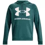 Under Armour vyriškas Rival Fleece Big Logo gobtuvas, žalios spalvos (HD Green) 1357093 722