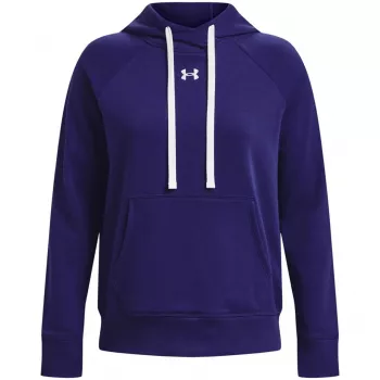 Under Armour moteriškas Rival Fleece HB gobtuvas Midnight Navy/White