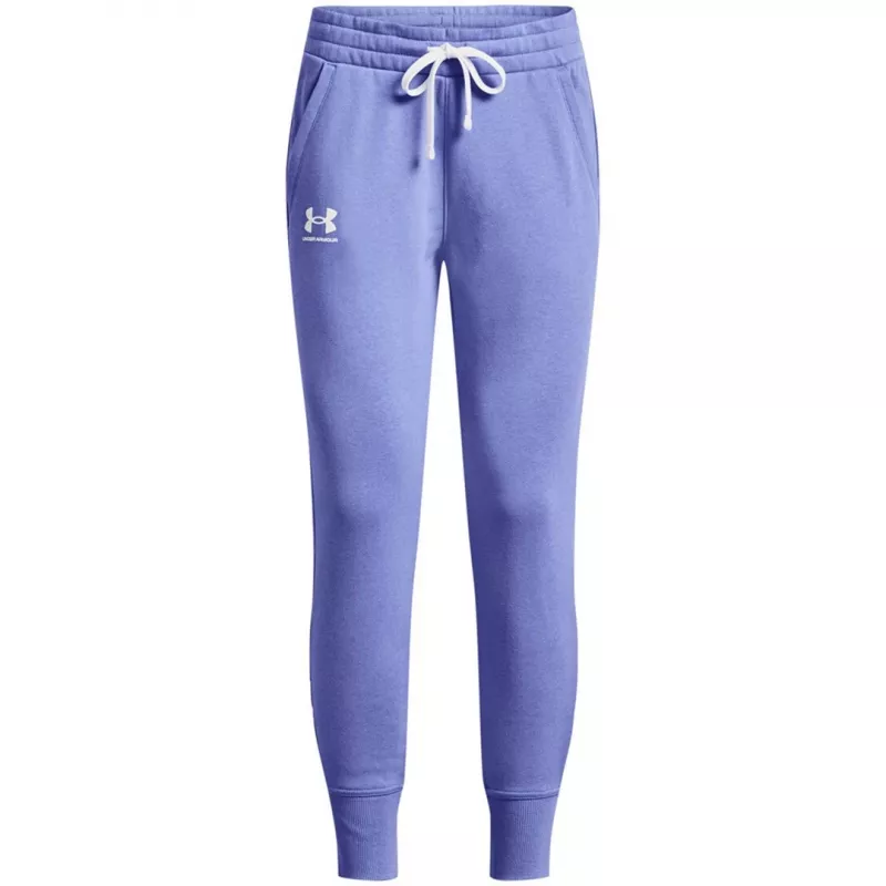 Moterų Under Armour Rival Fleece kelnės Cosmic Purple / White XS
