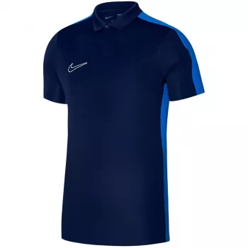 Nike DF Academy 23 SS Polo vyriški marškinėliai tamsiai mėlyni DR1346 451 S