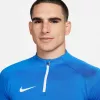 Nike Dri-FIT Strike 23 vyriški futbolo treniruočių marškinėliai su užtrauktuku, mėlyni, L dydis