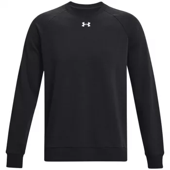 Under Armour vyriškas Rival Fleece megztinis su apykakle – juodas