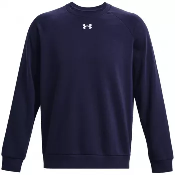 Under Armour vyriškas Rival Fleece megztinis su apykakle, tamsiai mėlynas 1379755 410 - dydis XXL