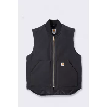 Carhartt V01 Firm Duck Izoliuota Juoda Liemenė