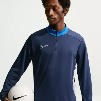 Nike vyriški Dri-FIT Academy 25 treniruočių marškinėliai ilgomis rankovėmis, tamsiai mėlyni FZ9767 410, dydis L