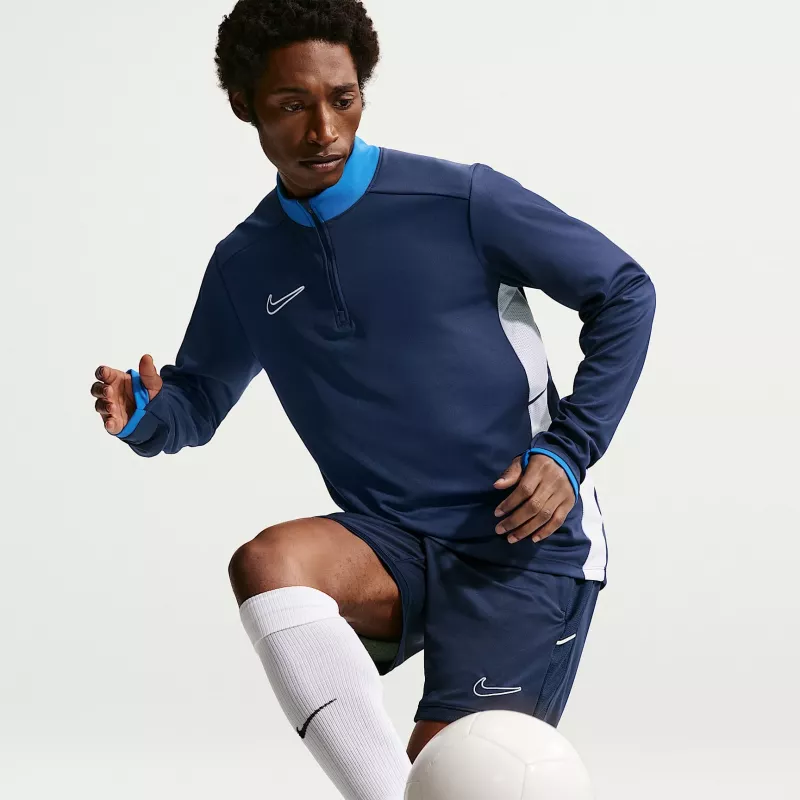 Nike vyriški Dri-FIT Academy 25 treniruočių marškinėliai ilgomis rankovėmis, tamsiai mėlyni FZ9767 410, dydis L