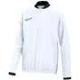 Nike Dri-FIT Academy 25 vaikų užtrauktuku vilkima megztinė su gobtuvu balta/juoda, dydis XL