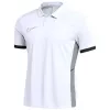 Nike Dri-FIT Academy 25 vyriški trumpų rankovių polo marškinėliai, balti, 2XL