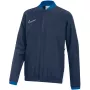 Nike Dri-FIT Academy 25 vaikiškas užtraukiamas gobtuvas tamsiai mėlynas