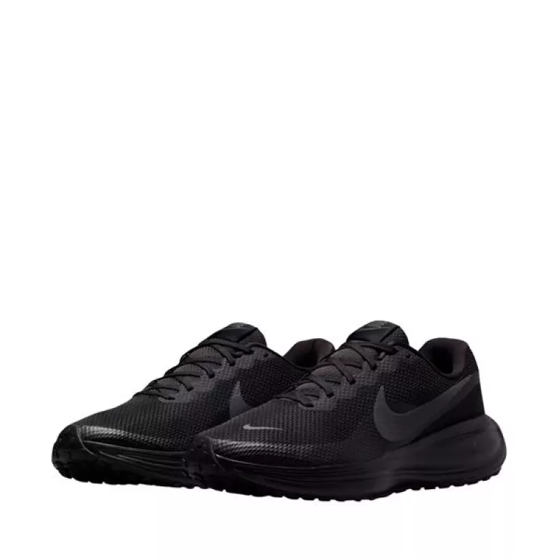 Nike Revolution 8 vyriški bėgimo bateliai keliui - juoda/balta/tamsiai pilka - 40 dydis