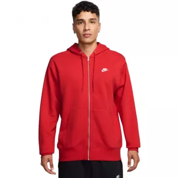 Nike Club BB pilno užtrauktuko gobtuvas vyrams University Red FN3861 657 L dydis