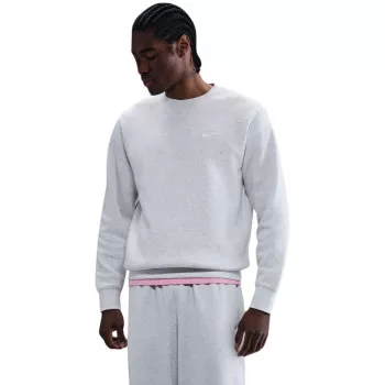 Nike vyriškas Club Fleece megztinis su apykakle, tamsiai pilkas, L dydis