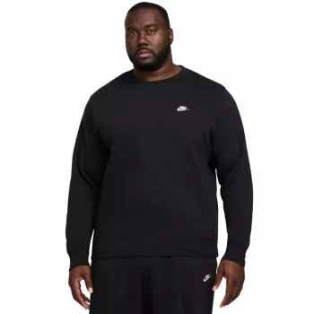Nike Club Fleece vyriškas gobtuvinis megztinis be užtrauktuko, juodos spalvos, XL
