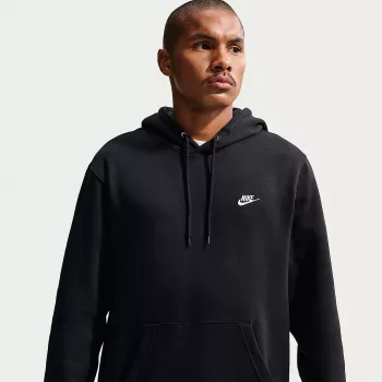 Nike Club Fleece vyriškas gobtuvinis megztinis juodas FN3859 010 S dydis