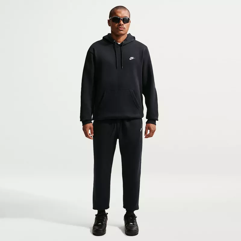 Nike Club Fleece vyriškas gobtuvinis megztinis juodas FN3859 010 S dydis