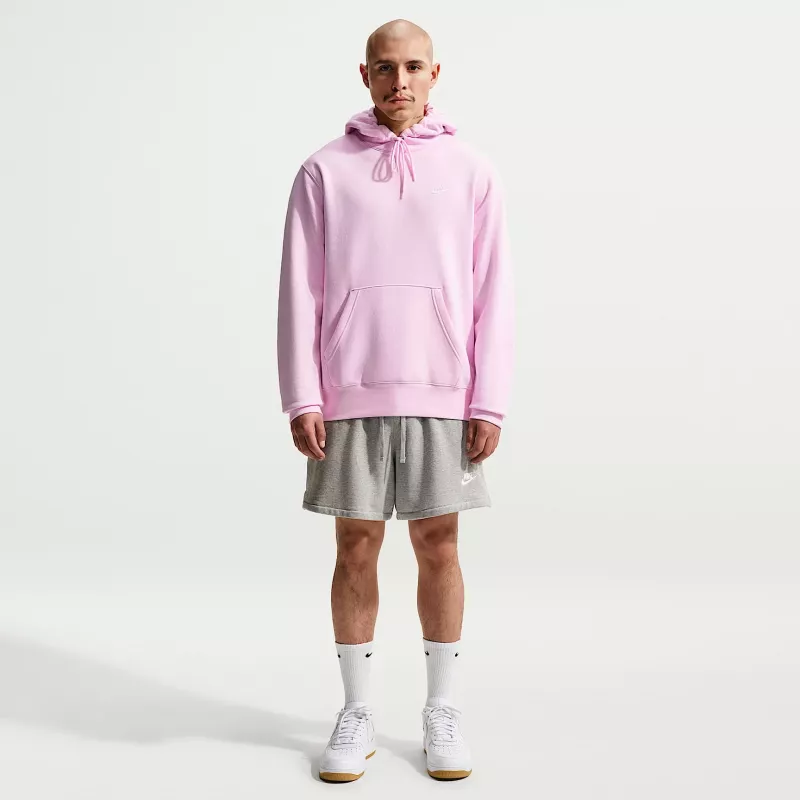 Nike Club Fleece vyriškas gobtuvas šviesiai rožinis FN3859-663 L dydis