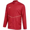 Nike Park 26 Rain vyrų futbolo striukė raudona XL - atspari vandeniui, su gobtuvu, pilnu užtrauktuku