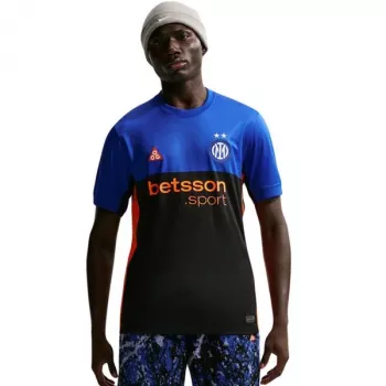 Nike Inter Milan 2026 Stadium Special Edition vyrų futbolo marškinėliai juodi/mėlyni XL