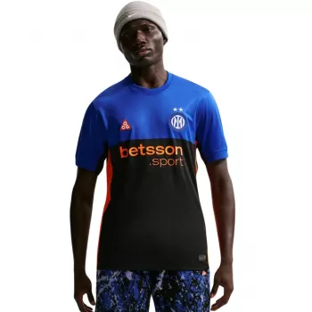Nike Inter Milan 2025/2026 Stadium Special Edition vyrų futbolo marškinėliai juodi/mėlyni IM6998 413 dydis M