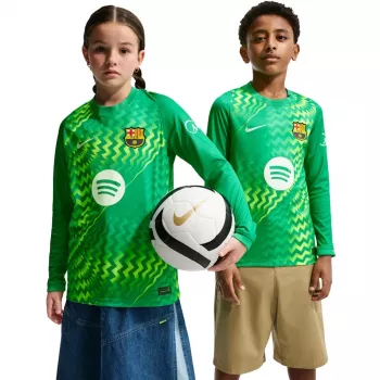 Nike FC Barcelona Stadium vartininko vaikiški futbolo marškinėliai 2026/27 žali II3610 324 XL