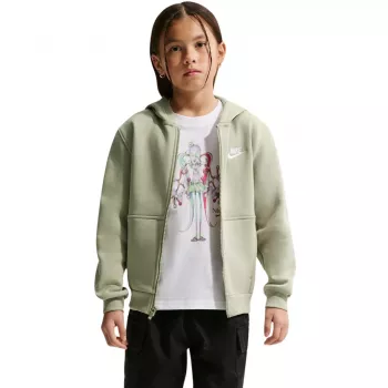 Nike Sportswear Club Fleece vaikiškas gobtuvas Barely Green L