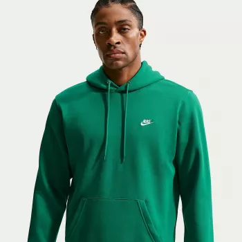 Nike Club Fleece vyriškas megztinis su gobtuvu Malachito žalia S dydis