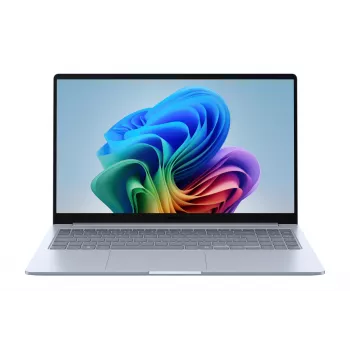 Samsung Galaxy Book4 NP750XQB-KA2USDX 15,6 colio FHD nešiojamasis kompiuteris - Snapdragon X Elite X1-26-100, 16GB RAM, 512GB SSD, Windows 11, Safyro mėlynas