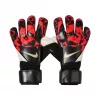 Nike Grip3 vartininko pirštinės juodos, ryškiai raudonos ir baltos spalvos, 6 dydis
