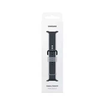 Samsung Misty Band (M/L), skirtas Galaxy Watch9 (Watch8) – juodas fluoroelastomerinis laikrodžio dirželis