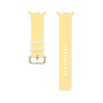 Samsung Misty Band M/L Galaxy Watch9 (Watch8) – geltonas fluoroelastomerinis sportinis dirželis