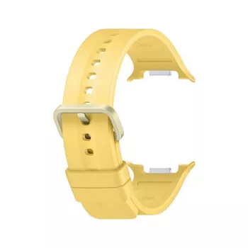 Samsung Sport Band S/M Galaxy Watch9 (Watch8) – geltonas fluoroelastomerinis dirželis
