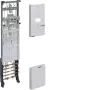 Hager univers Z pilnas skaitiklių skydas 2x ZH3EL22T BKE-I 1050mm