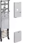 Hager univers Z pilnai sujungtas skaitiklių skydas ZH3EL27T, BKE-I, 1050mm, 1 laukas, 3 PLE, 63A, su paruoštais laidais