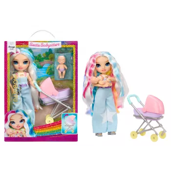 Rainbow High Jr. High Bestie Babysitters - Amaya Raine lėlės žaidimų rinkinys