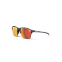 Julbo Crossline akiniai - Spectron 3 polikarbonato lęšiai, mėlynas rėmelis, pilki lęšiai su mėlynu blizgesiu, unisex