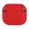 Ferrari FESA3CARE On Track AirPods 3 dėklas Raudonas PU anglis