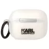 Karl Lagerfeld KLAPHNCHTCT AirPods Pro dėklas permatomas Ikonik Choupette
