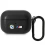 BMW AirPods Pro odinis dėklas su lenkta linija – juodas