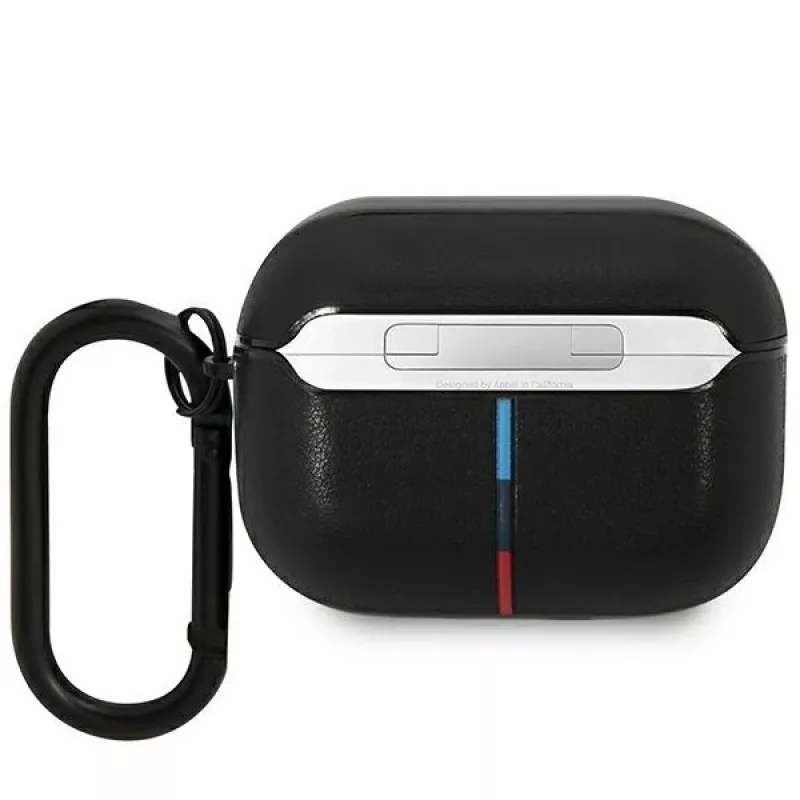 BMW AirPods Pro odinis dėklas su lenkta linija – juodas