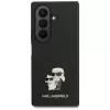 Karl Lagerfeld Saffiano Karl & Choupette segtuko dėklas, skirtas Samsung Galaxy Z Fold7 – juodas