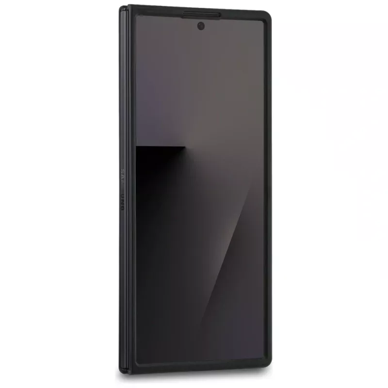 Karl Lagerfeld Saffiano Karl & Choupette segtuko dėklas, skirtas Samsung Galaxy Z Fold7 – juodas
