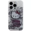 Hello Kitty HKHCP14LHDGPHT iPhone 14 Pro kietasis dėklas IML Kitty On Bricks Graffiti - baltas