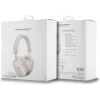GUESS PU Leather 4G Triangle Logo Bluetooth stereo ausinės, rožinės spalvos