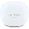 GUESS Flat Classic Logo Electroplated belaidės ausinės, baltos