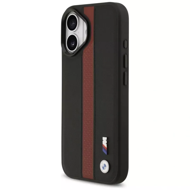 BMW M Perforated Stripe Logo MagSafe dėklas, skirtas iPhone 17 - raudonas