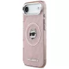 Karl Lagerfeld IML Choupette Head Logo MagSafe dėklas, skirtas iPhone Air, rožinis