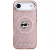 Karl Lagerfeld IML Choupette Head Logo MagSafe dėklas, skirtas iPhone Air, rožinis
