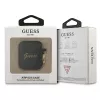 Guess GUA2SSSK AirPods 1/2 dėklas juodas silikoninis Vintage Script