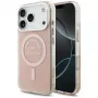 Karl Lagerfeld IML Karl RSG logotipo MagSafe dėklas iPhone 17 Pro, rožinis