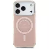 Karl Lagerfeld IML Karl RSG logotipo MagSafe dėklas iPhone 17 Pro, rožinis